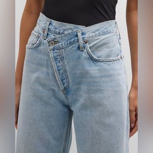 AGOLDE Crisscross Straight Leg Jeans - 23